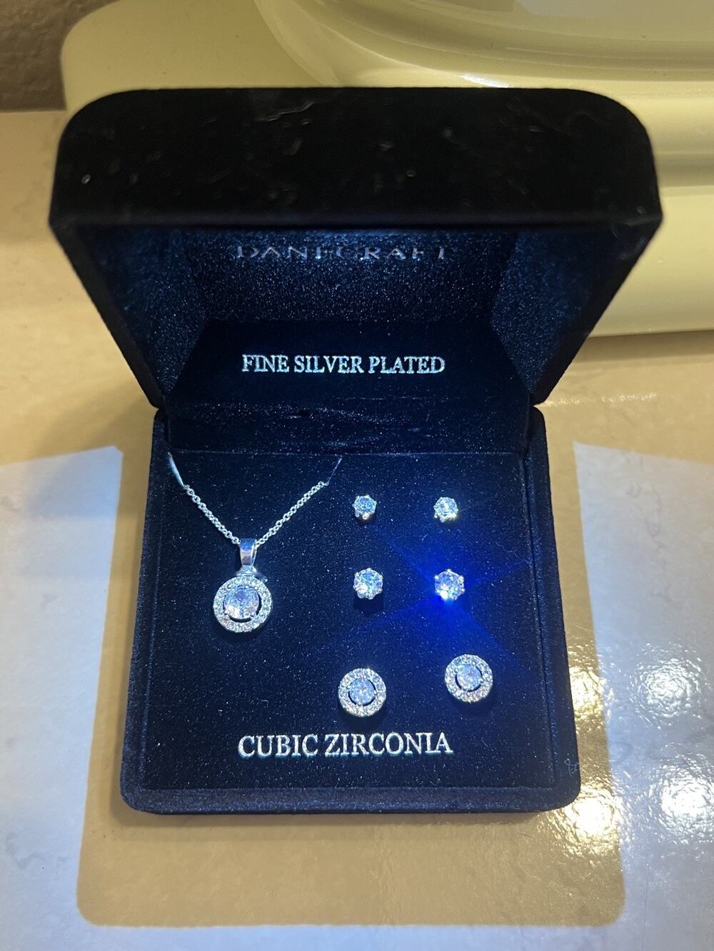 Danecraft Fine Silver Plated Jewelry Gift Set